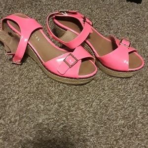Hot Pink Wedges